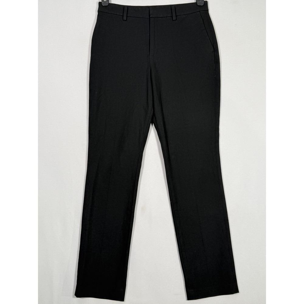 Uniqlo‎ Heattech Black Dress Pants Womens Size 2 Straight Leg Career